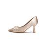 Fashion Ladies Summer New High Heels Casual Shallow Mouth Pointed Shoes Versatile Elegant Work Shoes Fashion Comfortable Women's Pumps
