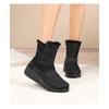Women's Cotton Shoes Winter New Style with Plush and Thick Snow Boots, Waterproof and Anti Slip, One Foot Cotton Boots