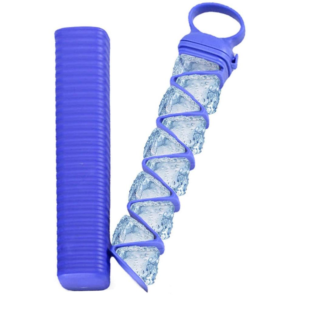 Ruční výsuvný zásobník na led ve tvaru mašle, potravinářský plastový výrobník ledu Přenosný box na led