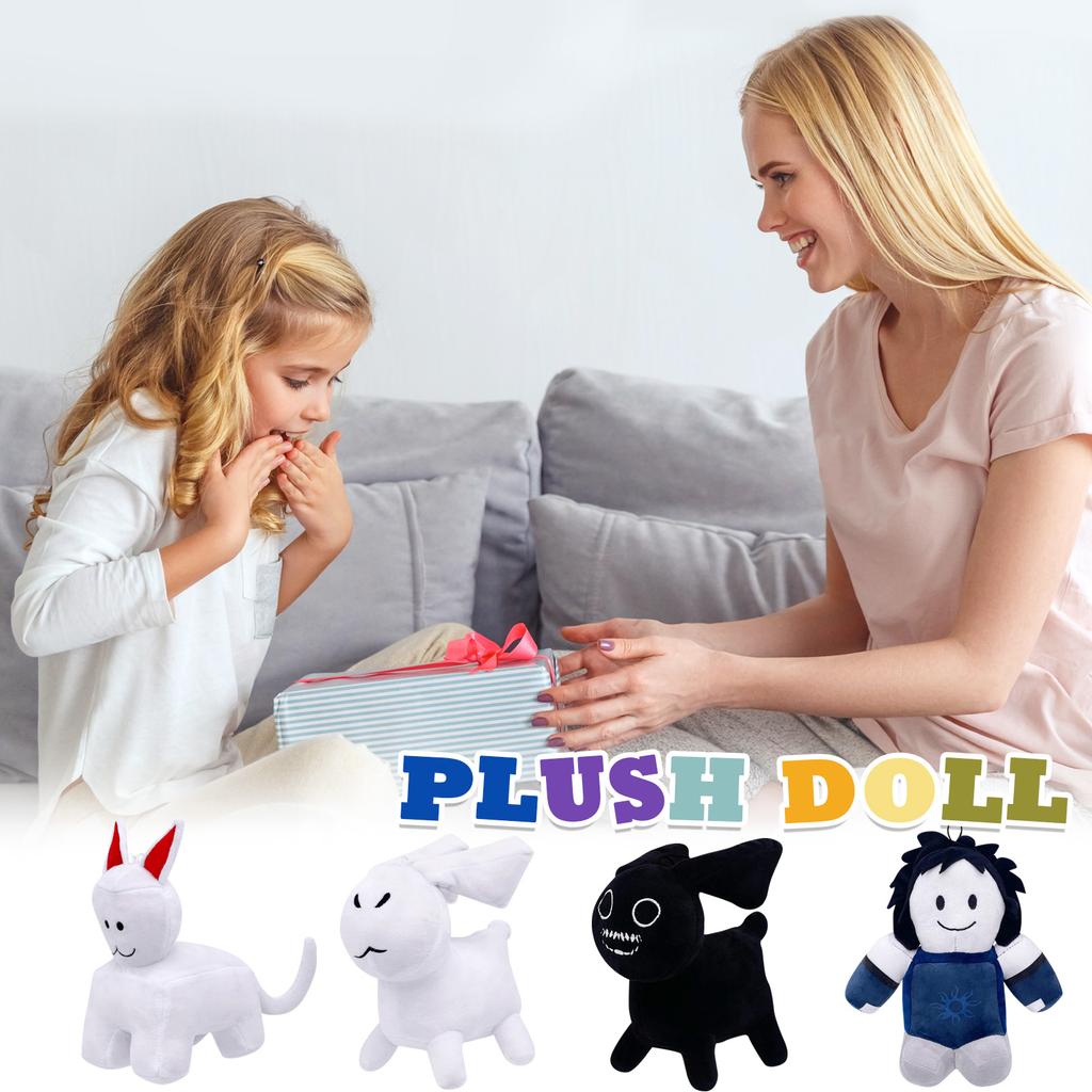 Plyšová Panenka, Dárek Hračka, Kreslený, Dětská Hadrová Panenka, Dětský Dárkový Polštář