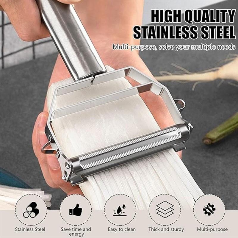 High Quality Stainless Steel Potato Cucumber Carrot Grater Julienne Peeler Vegetables Fruit Peeler Vegetable Slicer,Cooking Tools,for The Kitchen