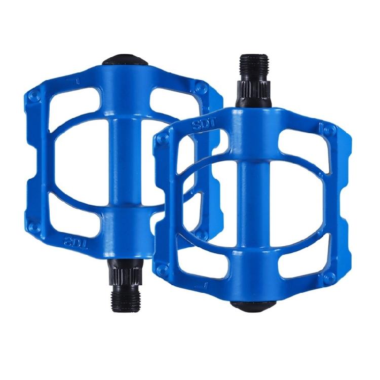Aluminum Alloy Bicycles Flat Pedals 4 Bearings Bicycles Platform Pedals Replacement Wide Flat Cycling Pedals Enduring