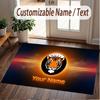 Custom Rug Hull City Pattern Print Name Text Soft Non‑Slip Floor Carpet for Home Indoor Decoration