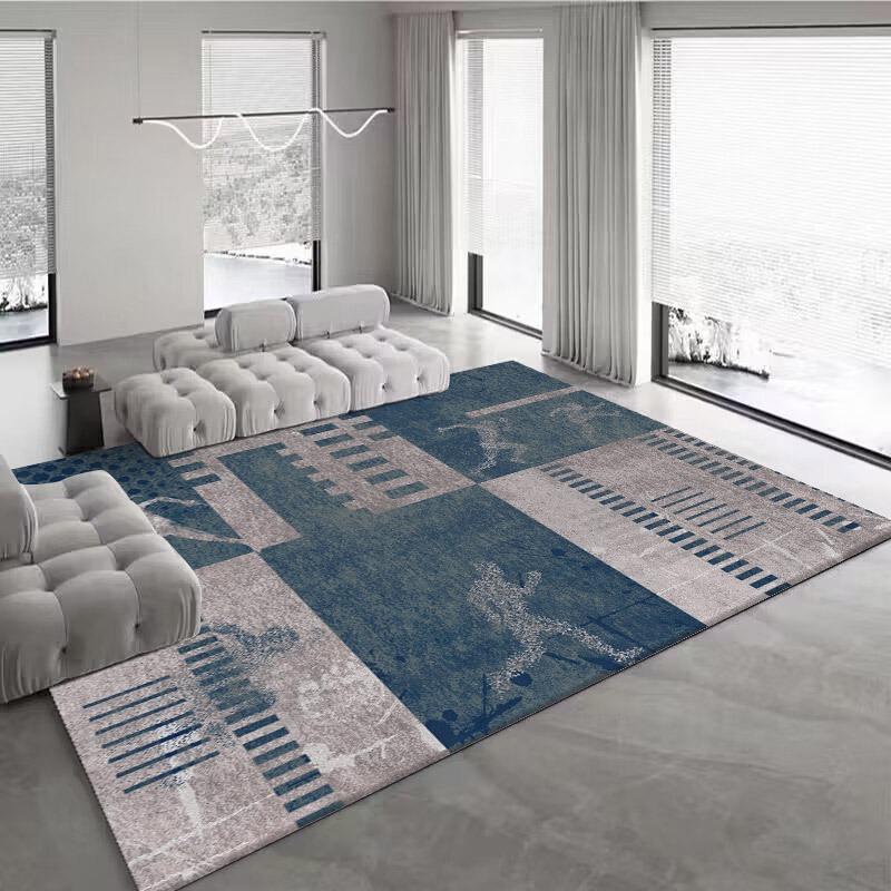 Fashionable and high-end carpet, living room sofa and coffee table carpet, light luxury Nordic minimalist carpet