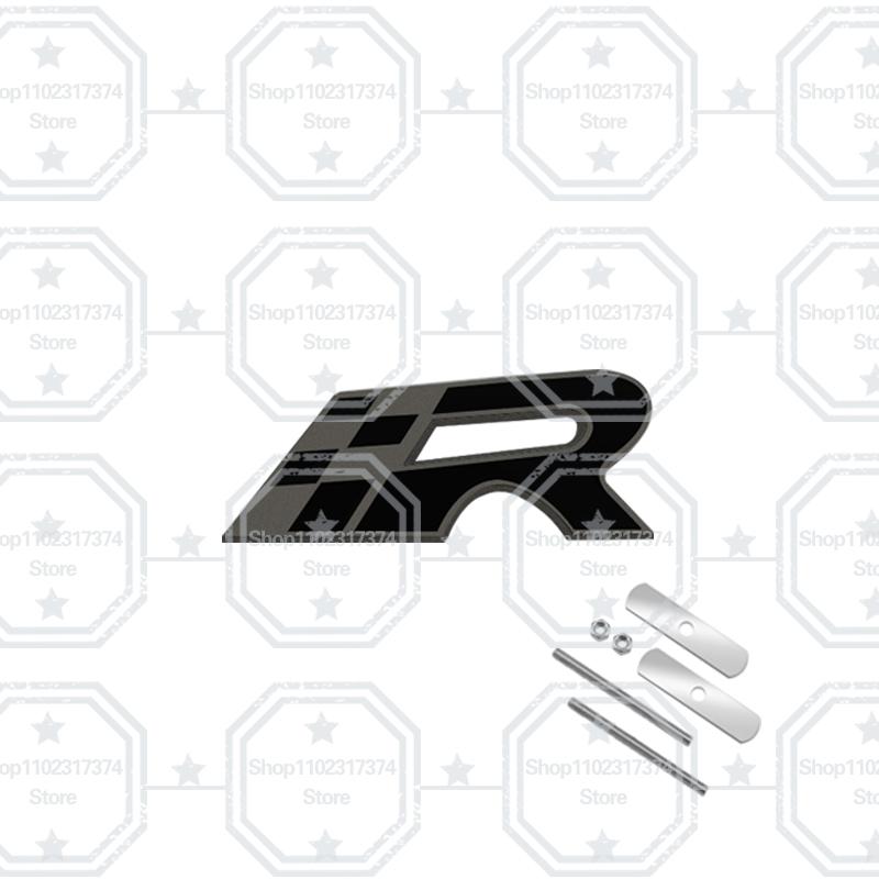 gycsn9 3D R Front Grill Emblem Metal Car Side Badge Decoration Rear Trunk Sticker For 300 LEON 5f IBIZA 6j ATECA Race Flag
