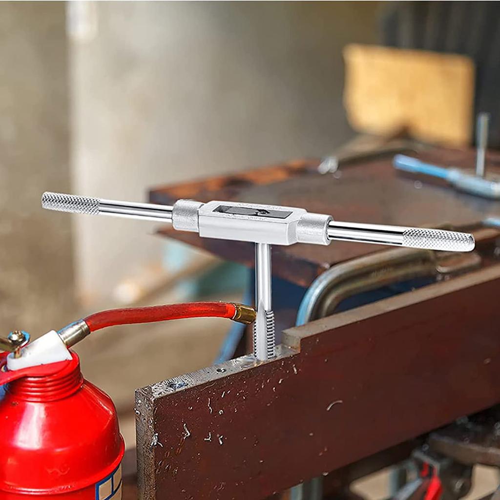 GOOMAND Tap Set, 8-Piece Set with Tap Handles, Bolt Extractor, Removes Broken Bolts and Stripped Screws