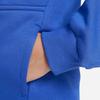 Nike Kids Letter Logo Print Hooded Long Sleeve Sweatshirt Kids Sweatshirt Royal-Blue FD3029-480