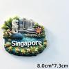 Singapore Fridge Magnets Gardens By the Bay Travel Souvenirs Merlion Sand Hotel Fridge Stickers Home Decor Birthday Gifts
