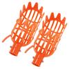 2Pcs Fruit Picker Replacement Heads Secure Attachment Creative Fruit Harvesting Tool Basket Without Pole for Arbutus Pear Peach