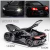 1/32 Honda Acura NSX Alloy Sports Car Diecasts & Toy Vehicles Metal Car Model Simulation Sound and Light Collection Childrens Toy Gift