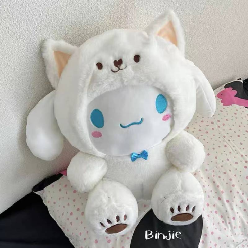 Peluche Cinnamoroll con Imbottitura in Cotone e Piume per Regalo e Collezionismo