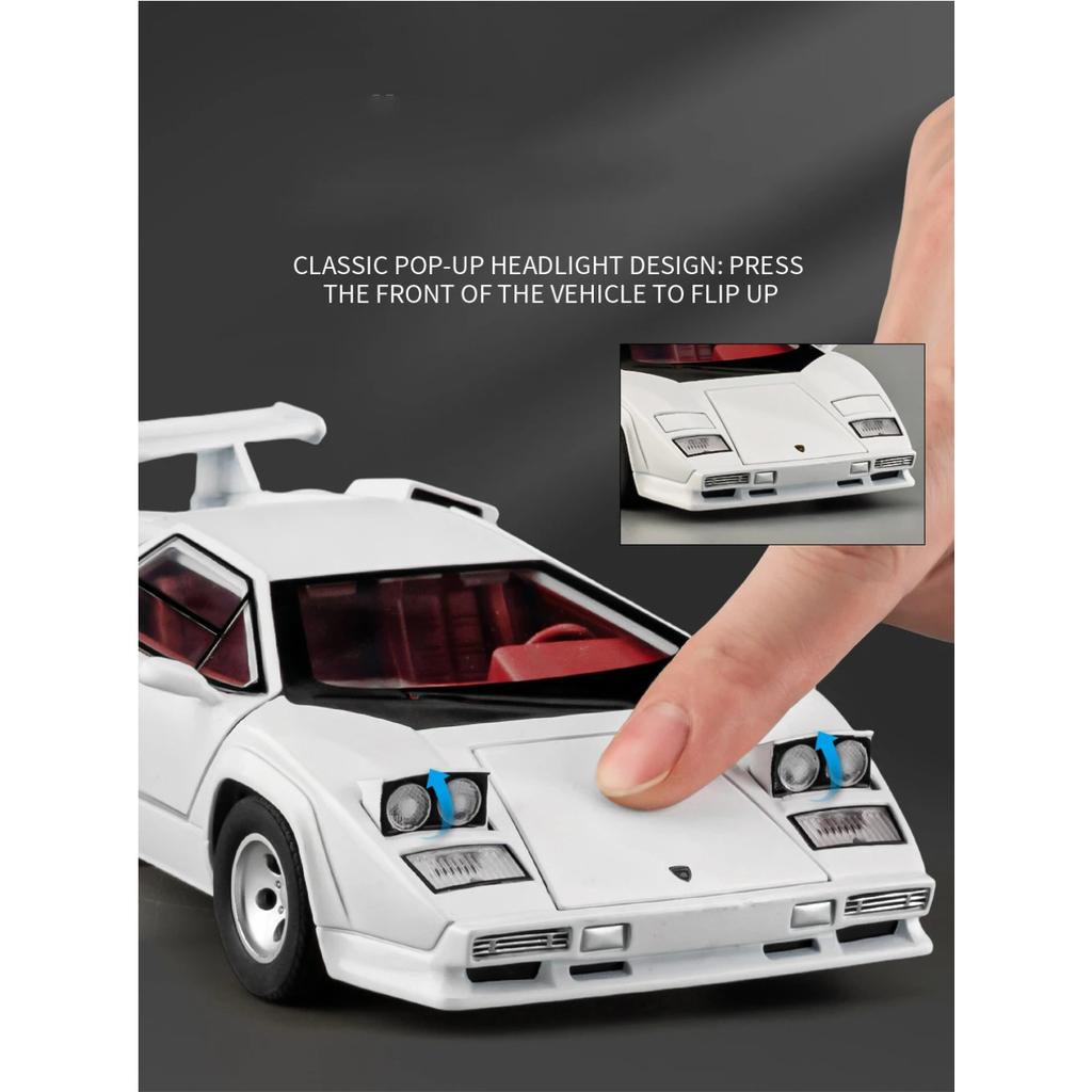 1/24 Lamborghinis LP500S Supercar Alloy Model Car Toy Diecasts Metal Casting Sound and Light Car Toys for Children Vehicle