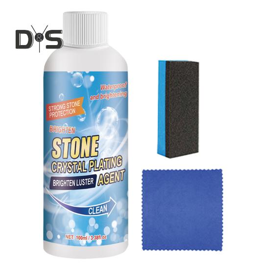 Stone Crystal-Plating Agent Stone Surfaces Stain-Resistant Waterproof Detergent PH-balanced Oil-resistant Stone Cleaner