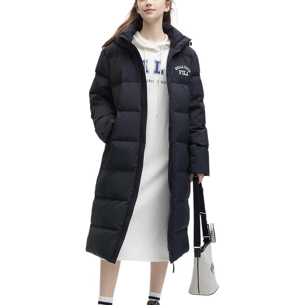 New FILA ORIGINALE Down Jacket Unisex Black F51U349902B-BK