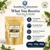 Kamdhenu Laboratories Harsingar Patti Powder 100g Shade Dry & Handgrinded Maintain The Natural Ingredient Intact | Harsringar Leaves Powder
