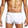 Mens Sexy Solid Short Breathable Ice Silk Underpants Pants Pouch Boxer Underwear