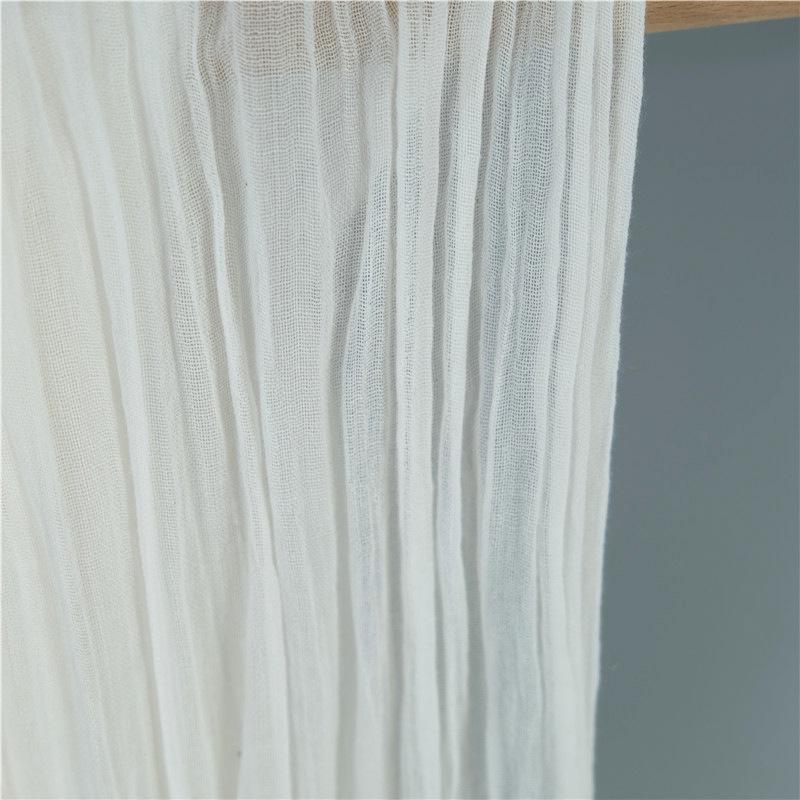 Extra Large Flowing Ethnic Dance Scarf - 120x260cm, Pure Cotton Silk Zen Gauze