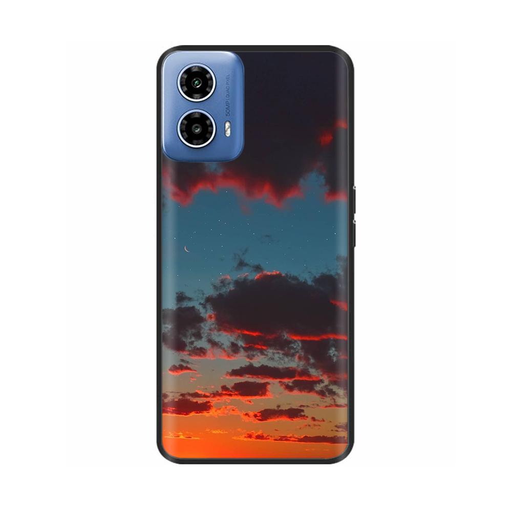 For Moto G34 5G Case Cover For Motorola Moto G34 Case motoG34 Soft Liquid Silicone Cartoon Phone Shell Protection Back Covers