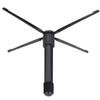 Portable Metal Lightweight Clarinet Flute Oboe Folding Support 4 Feet Stand Accessory
