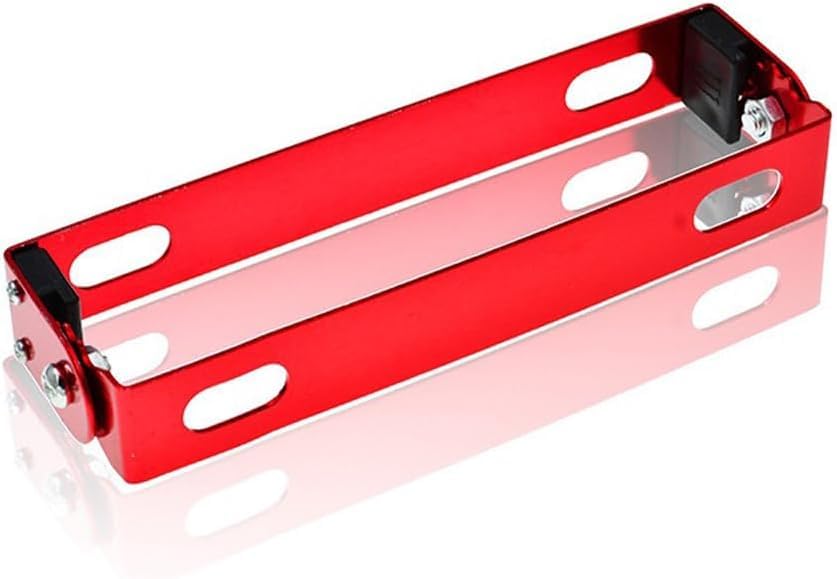 180° Angle Adjustment General Purpose Aluminum License Plate Stay Bike красный