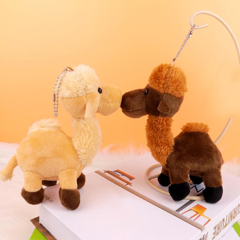 Cute Camel Doll Toy Women'S Bag Pendant Fur Animal Car Keychain Cartoon Little Camel Pendant Keychain Keychain Gift