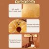 1PC Cute Backpacks Soft Decorative Bread Keychain Durable Sturdy Practical Plush Wallets Delicate Touch Gift
