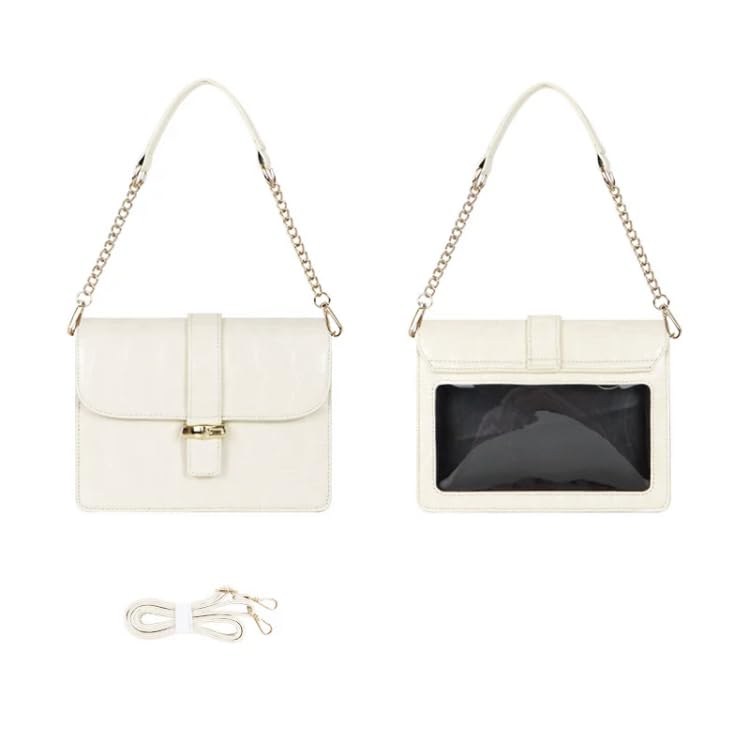 

Crocodile Ita Shoulder Itaba Clear Bag White Oshikatsu Otakatsu