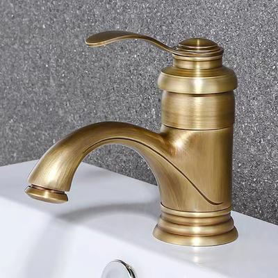 Gold Basin Faucet Hot and Cold Mixers Antique Wash Basin Faucet Taps Teapot Faucets