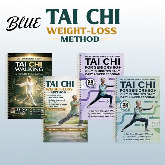 Tai Chi Fitness Guide Daily Practice Planner Seniors Beginners 28-Day Workout Log Improve Balance Wellness Strength Weight Loss Book Training
