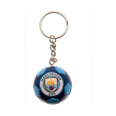 Manchester City FC Football Keyring