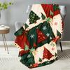 Merry Christmas Tree Flannel Blankets Warm Winter Travel Bedroom Sofa Bithday Gifts For Kids Soft Throw Blanket