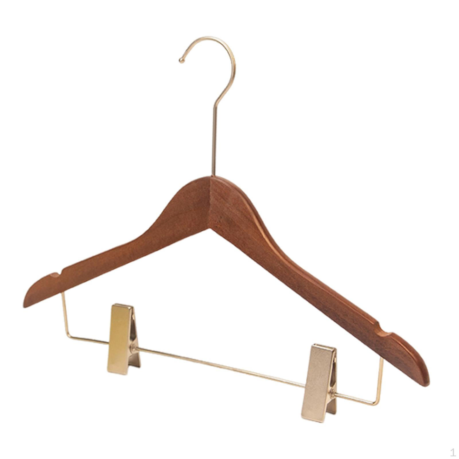 

Классический набор деревянных вешалок для одежды для организации пространства в шкафу Style B