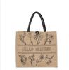 Small fresh linen bag women's bag fashion printed handbag large capacity shoulder bag tote bag