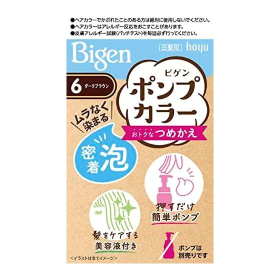 Bigen Pump Color Refill 6 Темно-коричневый