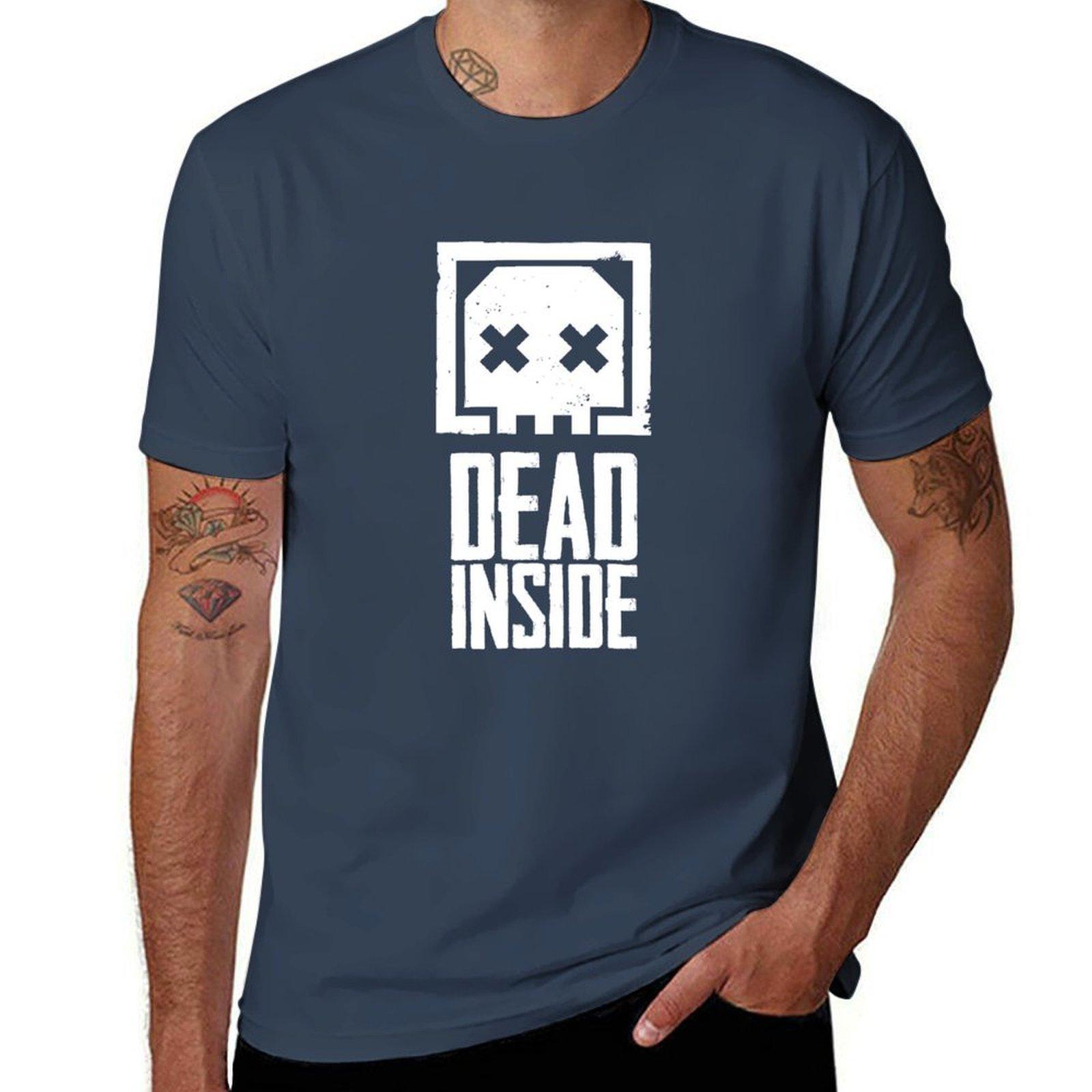 Apex Legends Funny Death Box Logo Dead Inside Tshirt Simple Casual Short Sleeve Tee S