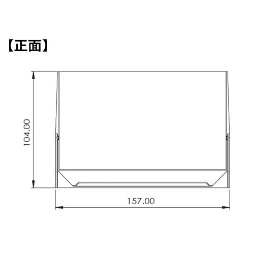 Just Corporation [100-Pack] J-101 Calendar Case, Desk Calendar Stand, Trading Card Display Stand, Photo Stand, Plastic
