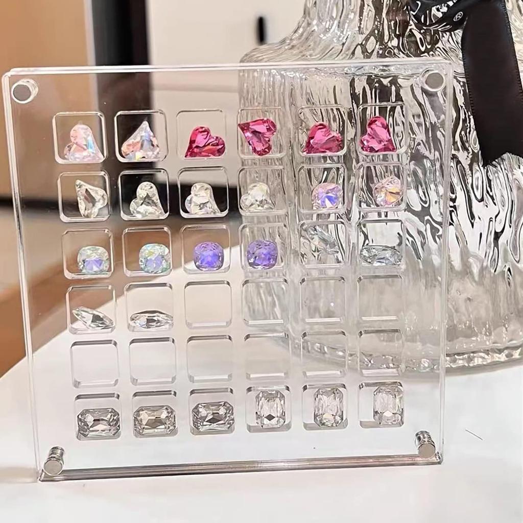 Transparent Magnetic Seashell Display Case Stylish DIY Small Craft Organisers For Workshops