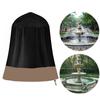 Waterproof Fountain Protector with Drawstring Simple Installation Reusable Oxford Cloth Garden Statue