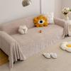 Funda Sofa Living Room Jacquard Thick Sofa Mat Throw  Winter Warm Sherpa Camping Picnic Sofa Cover