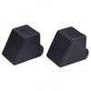2pcs Fitness Equipment Square End Cap Foot Cover Protectors Gym Accessories