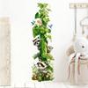 Vine Raccoon Bedroom Study Entrance Corridor Balcony Self Adhesive Stickers