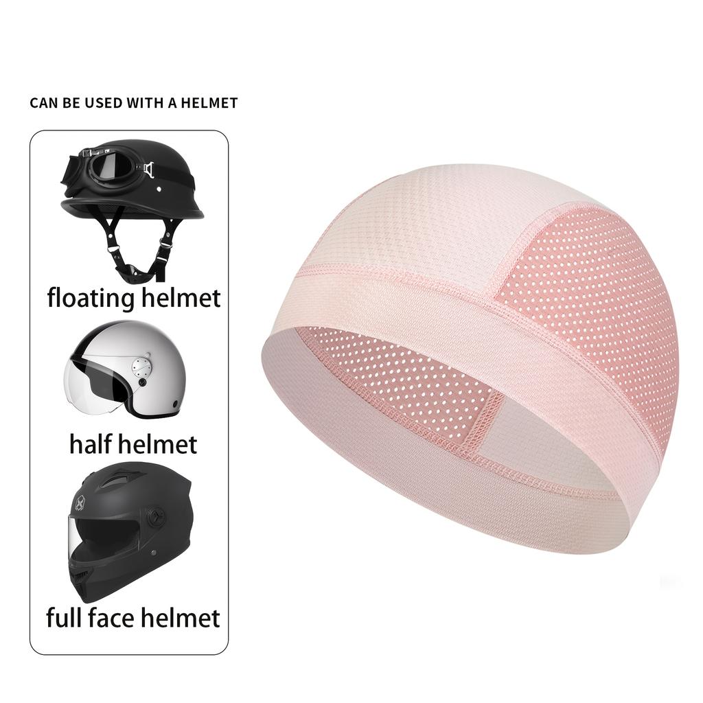 A Cap Designed for Outdoor Cycling In Spring And Summer, Featuring a Breathable Mesh Fabric. This Fitness Beanie Is Portable And Quick-Drying