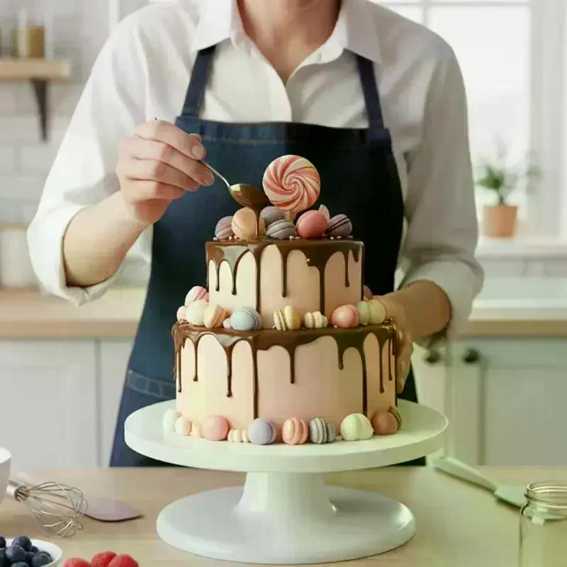 10Pcs 15/20/25/30cm Round Cake Boards Circle Cardboard Base Cupcake Dessert Tray Birthday Party Cake Decorating Supplie