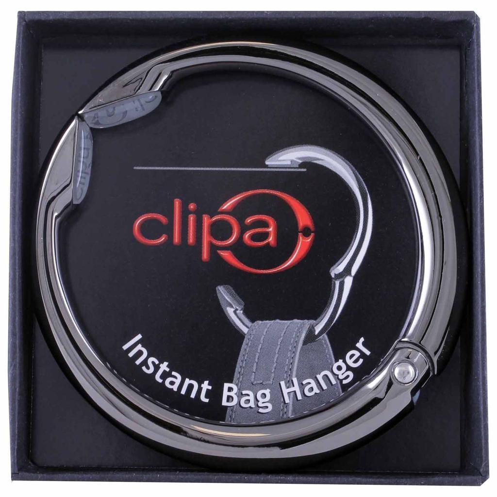 Clipa 2 Hematite Purse Hanger 2016 [Parallel Import]