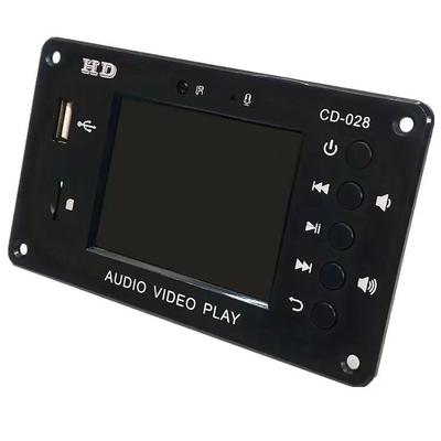 HD Car MP5 Player with Bluetooth 5.0, Calendar, Clock, Alarm, 2.8" TFT Screen, and FM Radio.