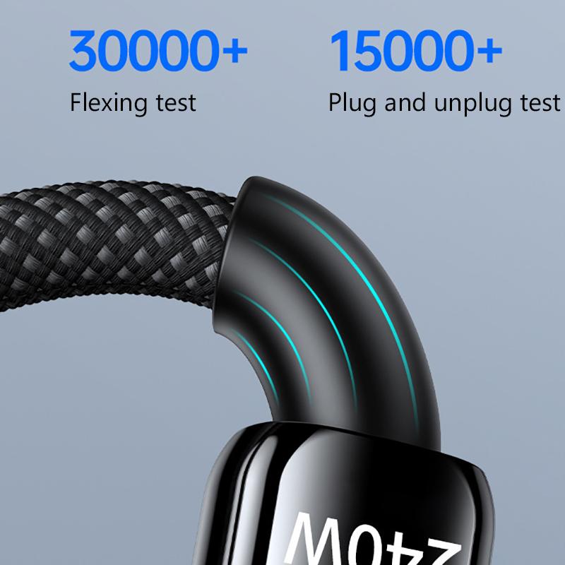 240W Usb Type C Cable Fast Charging Cable For Laptop Tablet Iphone 16 15 Samsung Xiaomi 15 Huawei Phone Usb C Charger Cord 1M 2M
