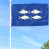 1pc Multi-Size Single-Sided Bayeux Flag with Eyelets, Ideal for Decorating Men'S Private Spaces
