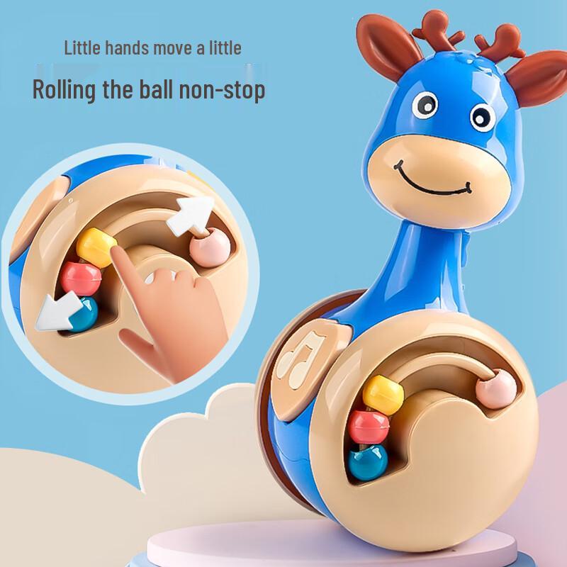 Infant Sliding Deer Tumbler Toy