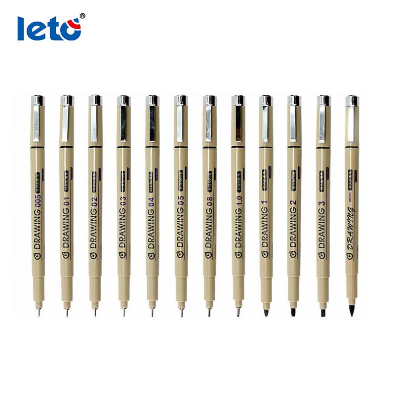 LETO Waterproof Fineliner Pen Set