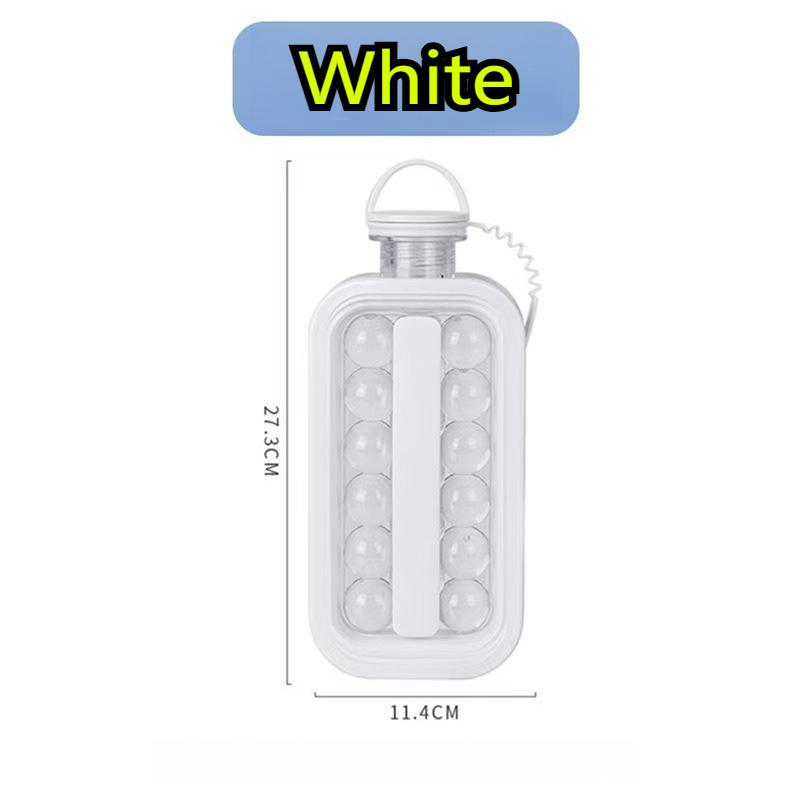 

Clear Silicone Ice Cube Mold - Portable Press Maker with Easy Release for Home, Bars & Cocktails ice mold ice tray білий